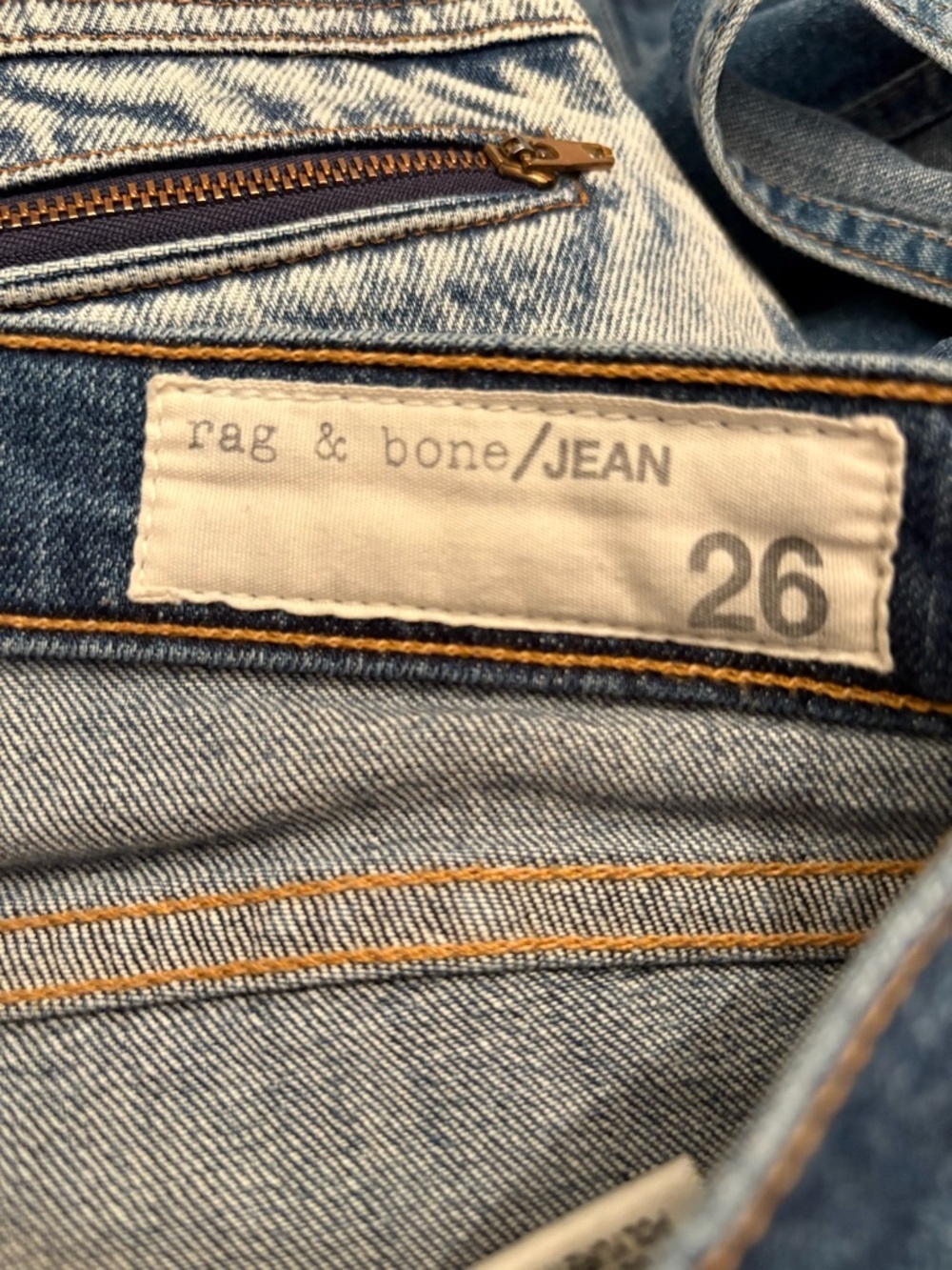 Rag & Bone Jeans The Dre Flannel plaid Patchwork denim jeans size 26 - Picture 11 of 13